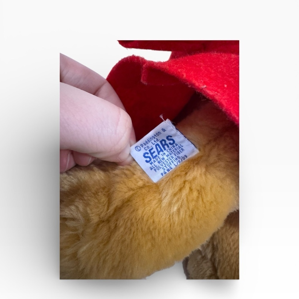 Vintage Sears Holiday Paddington Bear 1997 Plush - Picture 4 of 5